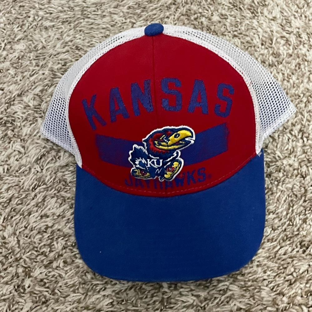 Adidas Kansas Jayhawks Hat Cap Snapback - NCAA - One Size - Vintage 2016 RARE